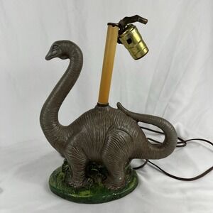 Vintage Rare Lamp‎ Unique Ceramic Dinosaur Diplodocus NEEDS REPAIRS